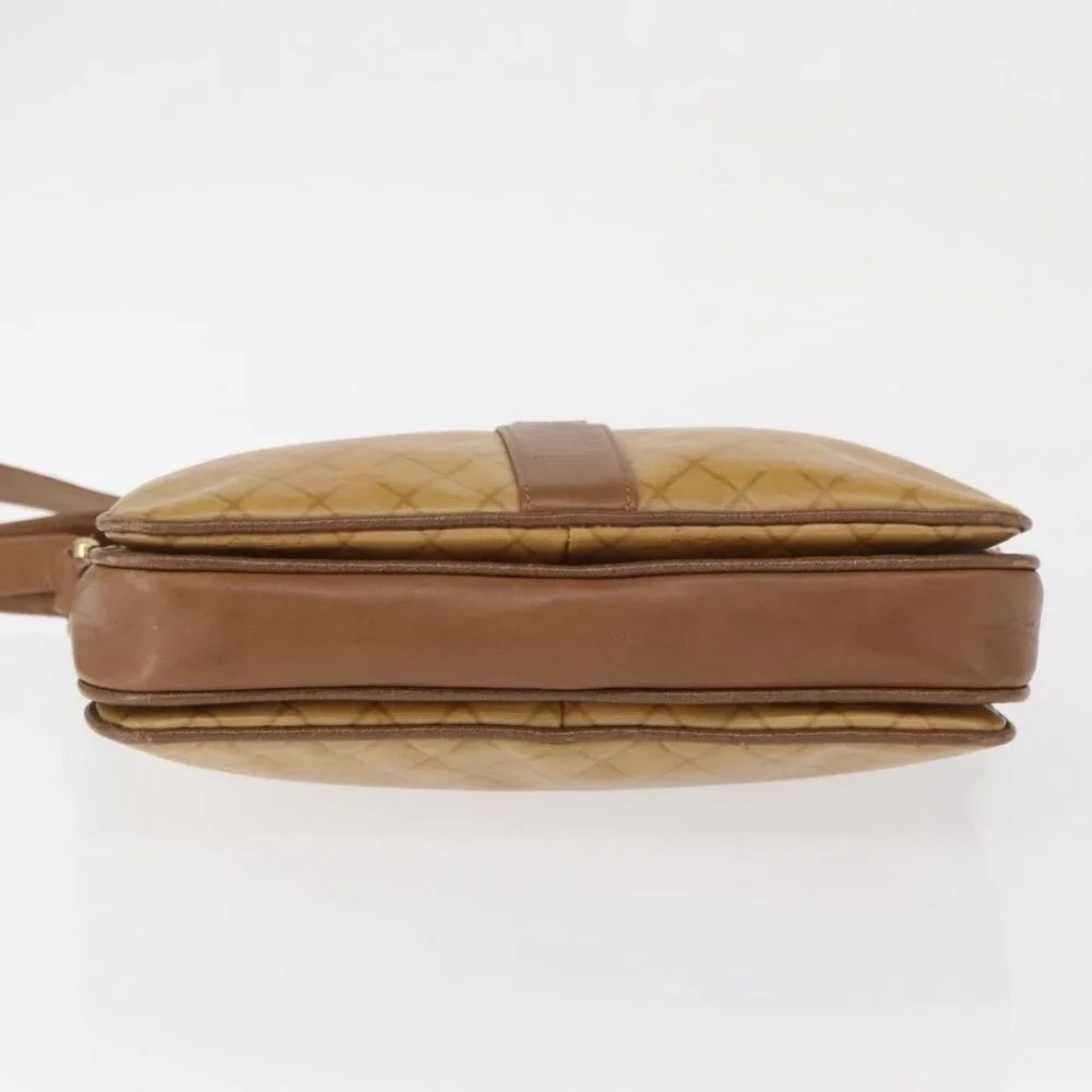 Authentic GIVENCHY Shoulder Bag PVC Canvas Beige Gold - Picture 12 of 16